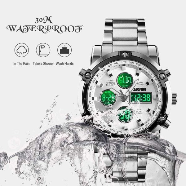 Skemie 1389 Men’s Digital Analog Watch Waterproof
