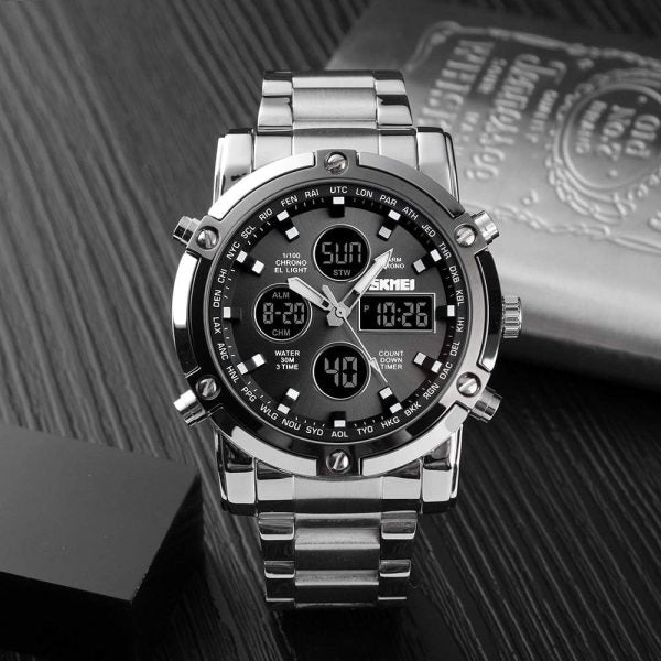 Skemie 1389 Men’s Digital Analog Watch Waterproof