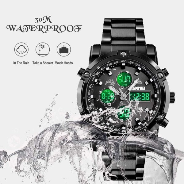 Skemie 1389 Men’s Digital Analog Watch Waterproof